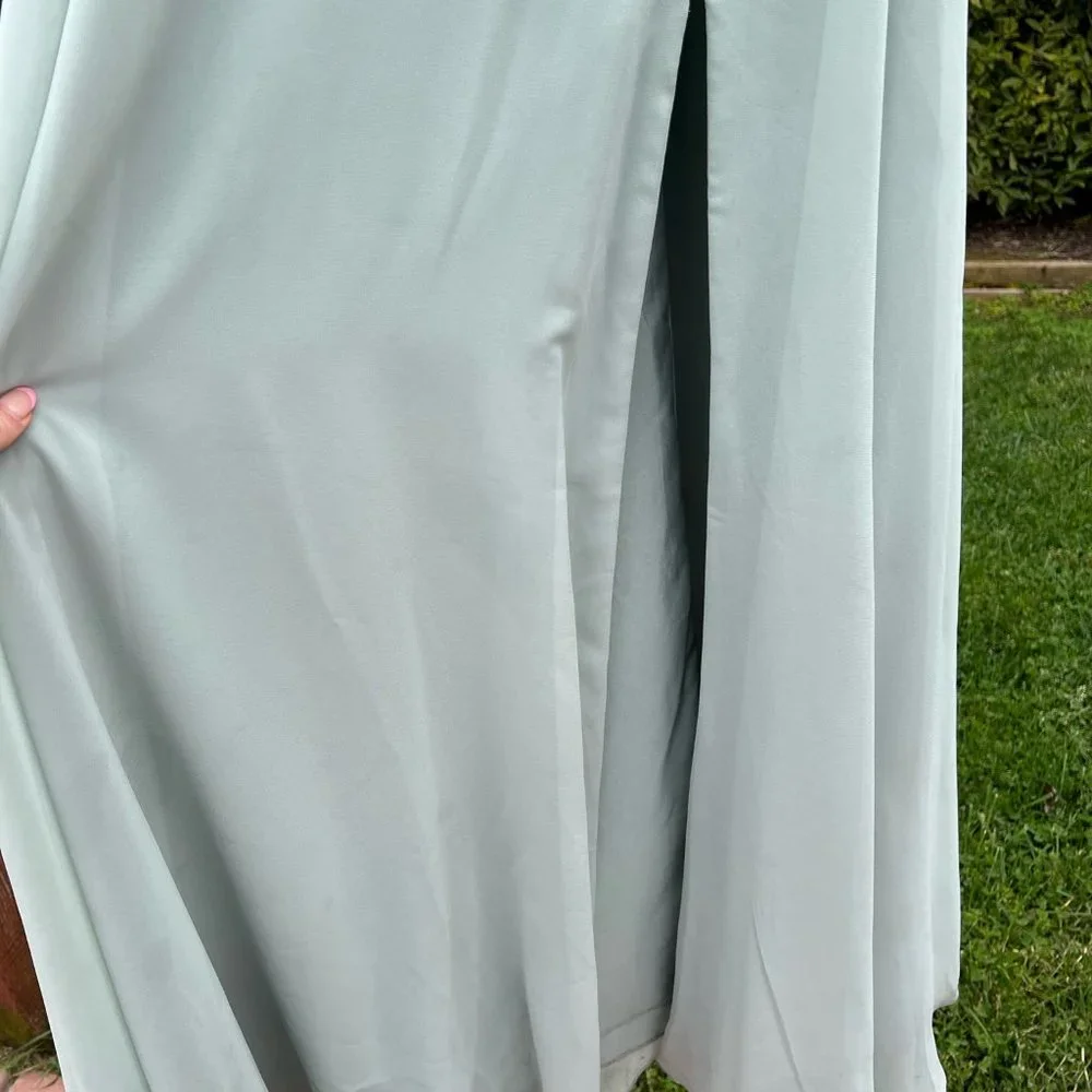 Azazie Dress - Dusty Sage - Formal Event Dress - Size 0 - Picture 5 of 5